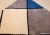 Beautiful Square Size Vintage Modernist Scandinavian Mondrian Design Rug, Country of Origin / Rug Type: Scandinavia, Circa...