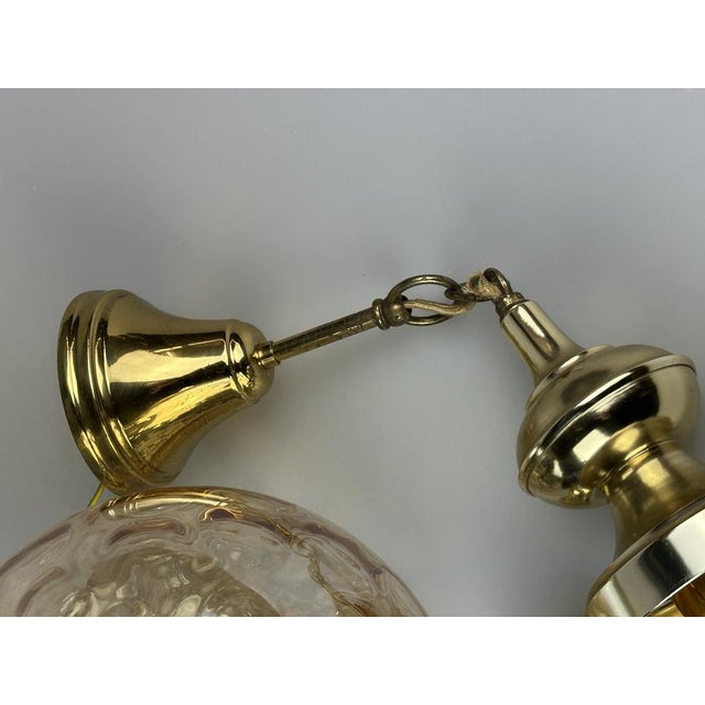 Metal Vintage Space Age Hanging Lamp from Glashütte Limburg, 1960s For Sale - Image 7 of 18