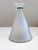 Frosted Glass Vase With Black Band For Sale - Image 4 of 8