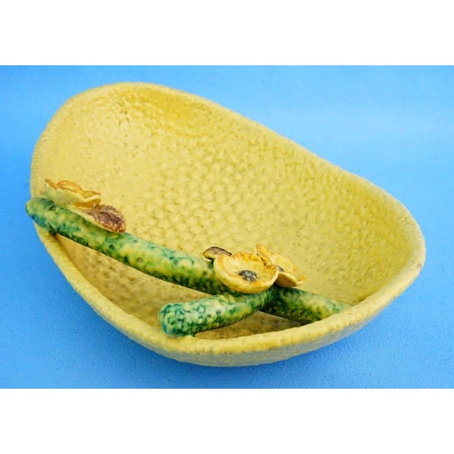 1930s Vintage Art Deco Ceramic Tray with Acid Finish by Dante Baldelli, 1930s For Sale - Image 5 of 18