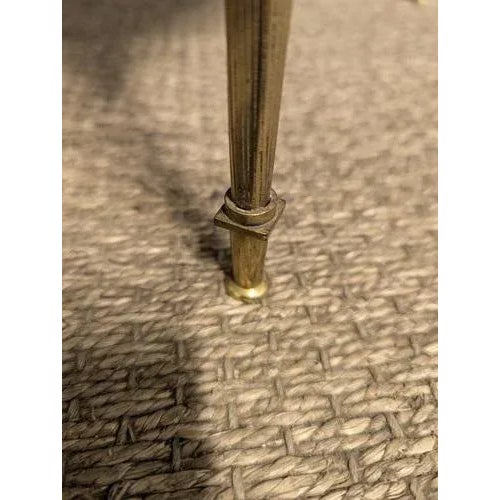 White Marble and Brass Nesting Tables, Set of 3 For Sale - Image 4 of 8