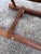 Mid-Century Danish Teak Magazine Rack With Suede Sling, Folding X-Base, Scandinavian Modern, 1960s For Sale In San Francisco - Image 6 of 10