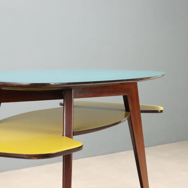 Desk with Double Formica Top, 1950s For Sale - Image 4 of 10