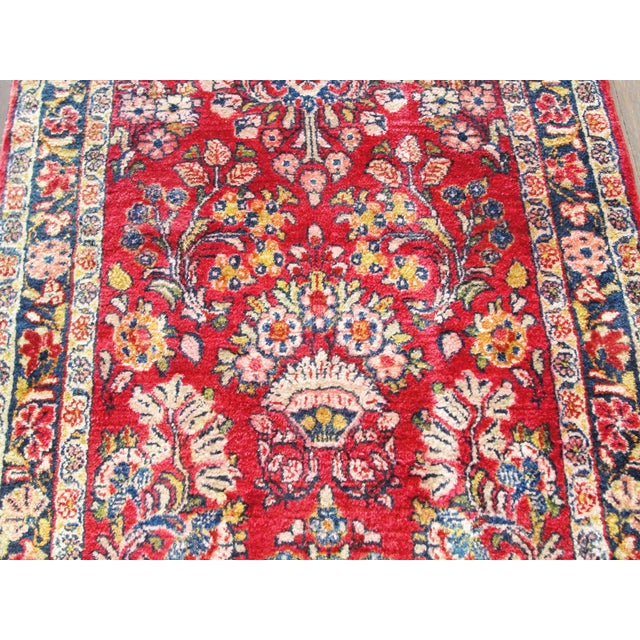 Early 20th Century Antique Persian Sarouk Runner For Sale - Image 5 of 9