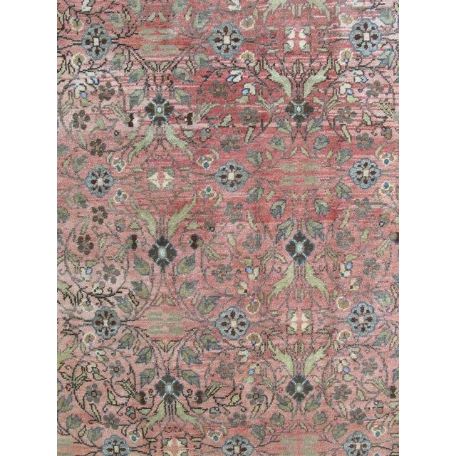 Keivan Woven Arts-Vintage Turkish Oushak rug with all-over floral design rug# hac-01, country of origin / type: Turkey /...