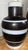 Mid 20th Century Danish Modern Studio Pottery Ceramic Lamp in Black and White Stripe Glaze For Sale - Image 4 of 9