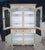 Late 20th Century Vintage Country French Provincial Oak Buffet Deux Corps China Display Cabinet For Sale - Image 5 of 14