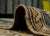 Brown Turkish Vintage Rug 4'5" x 6'2" #16074 For Sale - Image 8 of 8