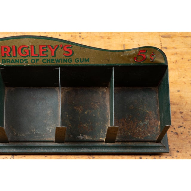 Metal Mid 20th Century Wrigleys Chewing Gum General Store Counter Display For Sale - Image 7 of 10