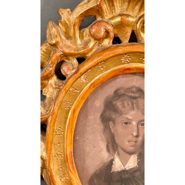 Émile Baes, Noblewoman, 1890s, Pastel, Framed For Sale - Image 10 of 11