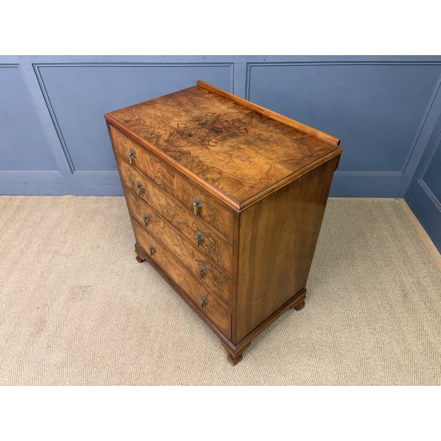 Vintage Art Deco Burr Walnut Chest of Drawers from Waring & Gillow, 1932 For Sale - Image 14 of 16