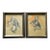 Lot of 2 Vintage Original Sketch Drawings by Alexia Scott, American Artist, 1995 For Sale