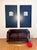 Mid-Century Modern Vintage Murano Glass Tube Wall Sconces with 5 White Alabaster Glass Tube, 1990, Set of 2 For Sale - Image 3 of 18