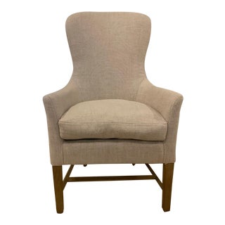 Restoration Hardware Linen Chair For Sale