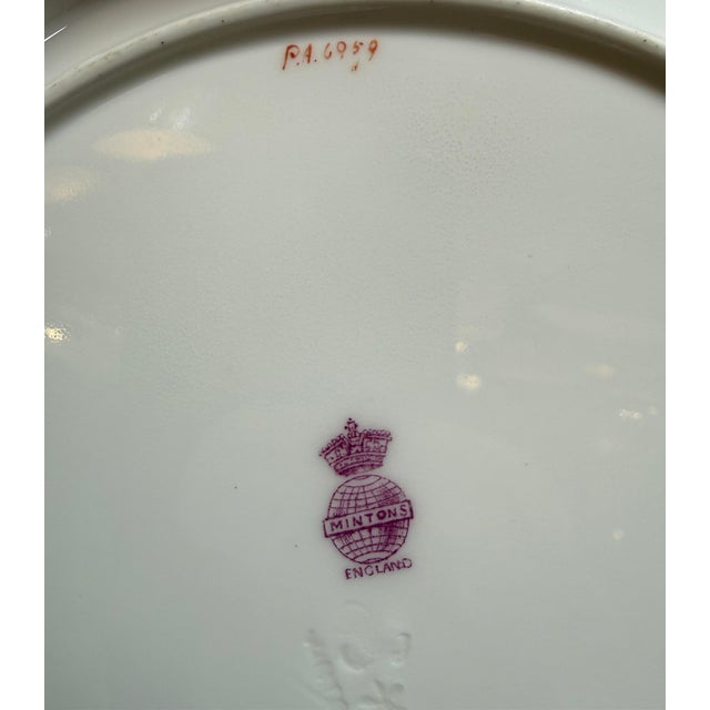 Mintons Stamped English Pottery Plates, Set of Twelve For Sale - Image 12 of 12