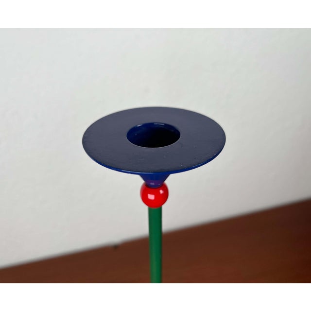 Vintage Metal Candleholder, 1980s For Sale - Image 6 of 11