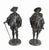 Bronze Statues Rubens and Van Dyck by Jean Jules Salmson, Set of 2 For Sale - Image 9 of 13