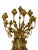 2020s 21st Century French Style Marble Pedestal and Candelabra With Brass Accents - 2 Pieces For Sale - Image 5 of 10