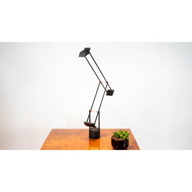 Vintage Artemide Tizio 35 task desk lamp by Richard Sapper, circa 1980s. Minimalist Italian design. Architectural...