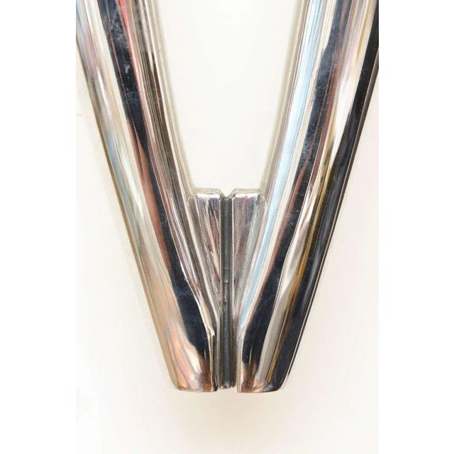 Modernist Limited Edition Suspended Wall Sculpture in Stainless Steel by Jim Martin For Sale - Image 9 of 10