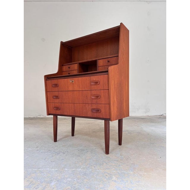 Wood Secretary Teak from Handbjerg Møbelfabrik For Sale - Image 7 of 11