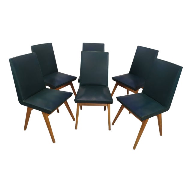 Vintage Skai Chairs, 1950s, Set of 6 For Sale