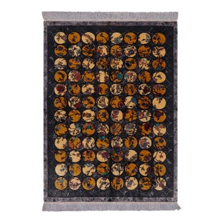 Rug & Kilim’s Modern Rug With Polychromatic Floral Patterns “Sayeh” For Sale