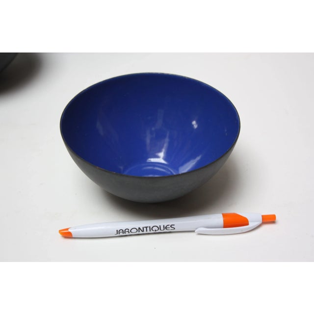 Enamel Krenit Bowls by Herbert Krenchel - Set of 6 For Sale - Image 11 of 13