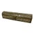 Early 20th Century Small Narrow Dome Top Brass Silver Jewelry Box For Sale