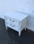Shabby Chic French Shabby Chic Painted Nightstand Side End Table 6581 For Sale - Image 3 of 14