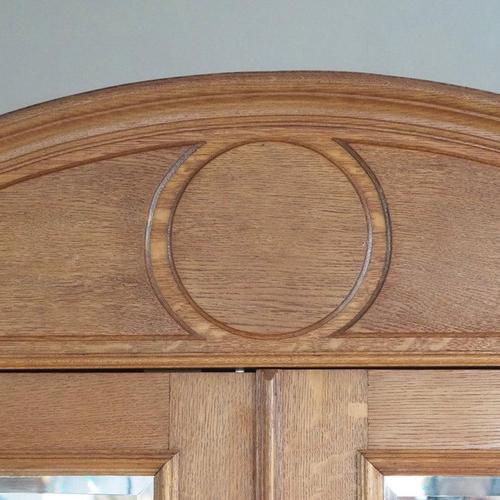 Antique Art Nouveau Mirrored Wardrobe with Drawers, France, 1900s For Sale - Image 5 of 18