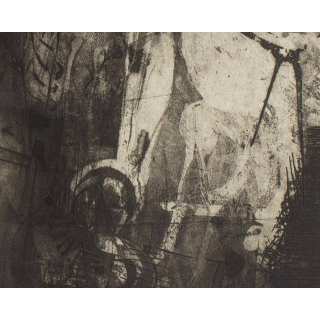 “Studio” Abstract Aquatint Print by Walter Sorge For Sale In Indianapolis - Image 6 of 9