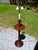 Vintage Solid Mahogany Barley Twist Floor Lamp Table For Sale - Image 11 of 16