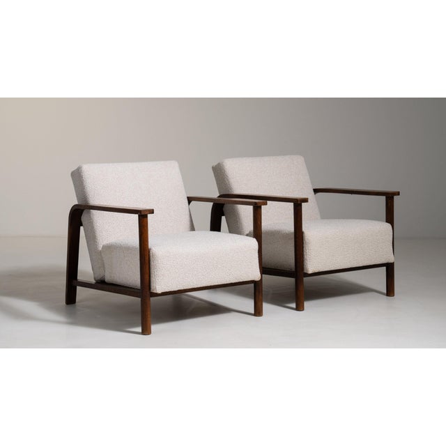 19th Century France Art Deco Cream Wood Armchair For Sale - Image 9 of 11