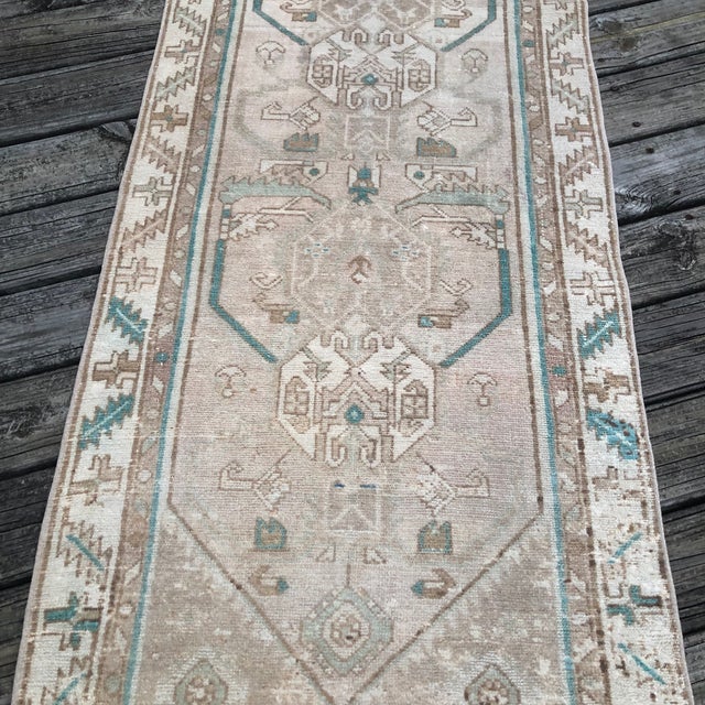 Antique Runner Rug | Art Deco Design | 3x10 For Sale - Image 4 of 8