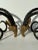 Mid-Century Modern 1970s Two Tone Brass Ibex Ram Dining Table - Set of 2 For Sale - Image 3 of 12