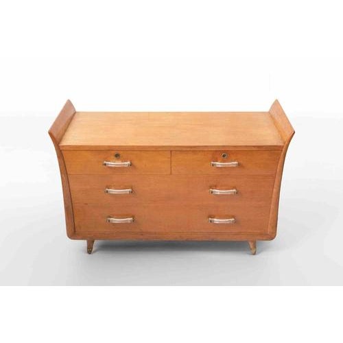 Chest of Drawers attributed to Vittorio Dassi, Italy, 1950s For Sale - Image 11 of 12