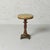 This 1920s Belgian marble and brass side table blends refined materials with timeless European elegance. Featuring a...