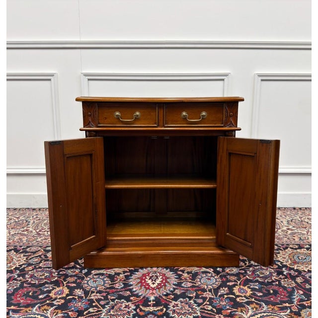 Brown Classic English Office Cabinet File Cabinet For Sale - Image 8 of 11