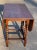 Wood Vintage English Barley Twist Gateleg Drop Leaf Table For Sale - Image 7 of 11