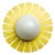 Mid-Century Modern Sunburst Opal Ceiling Lamp, Italy, 1950s For Sale