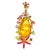 Bochic "Orient" Vintage Amber, Ruby & Emerald Brooch Set In 18K Gold & Silver For Sale - Image 15 of 18