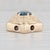 Modern 1.50ct Blue Topaz Slide Charm 14k Yellow Gold Vintage Ornate Richard Klein For Sale - Image 3 of 5