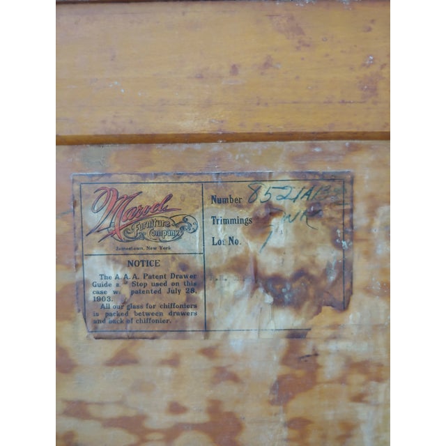 Vintage Marvel Furniture Company Jamestown Ny Wash Stand Chairish