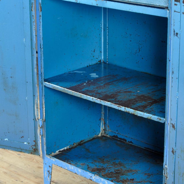 Industrial Iron Cabinet, 1965 For Sale - Image 6 of 14