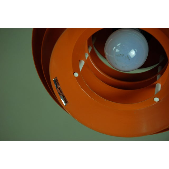 Vintage Swedish Trava Pendant Lamp by Sigurd Lindkvist for Granhaga Metallindustri For Sale - Image 9 of 11