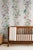 Mahjong Floral Stripe Grasscloth Wallpaper by House Party | Soap White | 8 Yards For Sale - Image 4 of 8