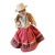 Antique Vintage Female Gaucho Cloth & Wire Hand-Made Doll, South American, 1940s For Sale