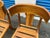 Wood Teak Klismos Patio Dining Chairs. - Set of 6 For Sale - Image 7 of 12