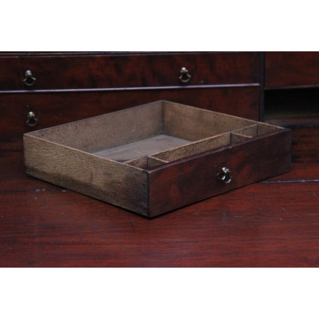 Mahogany Bureau Bookcase, 1830s, Set of 2 For Sale - Image 6 of 16